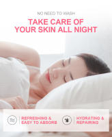 100 Uds LAIKOU mascarilla hidratante para dormir Sakura Caracol algas Centella mascarilla facial tierna y nutritiva control de aceite cuidado de la piel - details 2