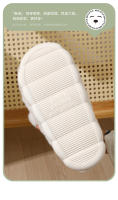 Zapatillas de casa de algodón afelpado, bonitas, antideslizantes, con suela gruesa y forro polar cálido - details 6