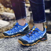 Zapatos para caminar al aire libre para hombre, calzado deportivo antideslizante, resistente al desgaste - details 2