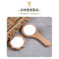 Espejo de Madera Portátil Mini Mini Espejo de Maquillaje para Mujeres Espejo Redondo de Belleza en Mano - details 9