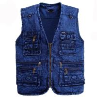 Chaleco Ligero para Hombre Chaqueta Sin Mangas de Talla Grande con Múltiples Bolsillos - details 2
