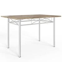 Juego de comedor mesa y 4 sillas roble oscuro grupo de cocina set de comedor mueble salon mobiliario