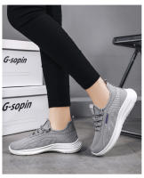 Nueva versión coreana casual, zapatos de suela suave, malla transpirable, zapatos de plataforma para mujer de moda. - details 10