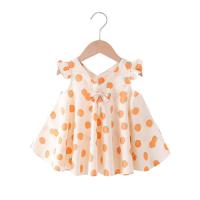 Vestido de niñas de algodón, novedad de verano, vestido de princesa para bebé, chaleco de manga corta - details 0