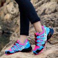 Zapatos de senderismo antideslizantes transpirables para mujer, zapatos deportivos de malla para senderismo, equitación a campo traviesa, nuevos - details 4