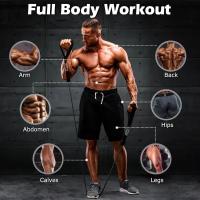 Empuñaduras ergonómicas para ejercicio, 1 par, se adapta a la palma, bandas de resistencia de agarre de goma, agarre para ejercicio, equipo de gimnasio estable, cuerda de tracción - details 4