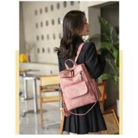 Mochila Antirrobo Impermeable para Mujer, bolso de Cuero PU, Hombro informal, Gran para Viaje, Trabajo y Escuela - details 14