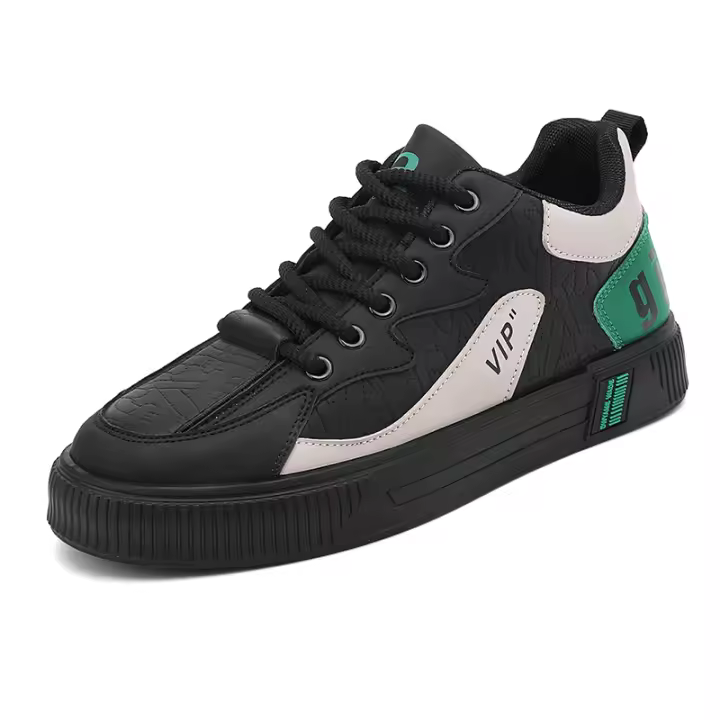 Zapatillas de deporte de lujo para hombre, zapatos informales de cuero, a la moda, para las cuatro estaciones - 1