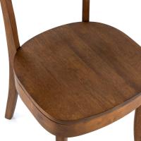 Pack 2 sillas Color Nogal, Madera Maciza, 45,5 cm (Ancho) 49 cm (Profundo) 83 cm (Alto) - details 6