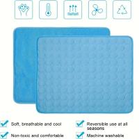 Alfombrilla Refrescante para Mascotas Autorentable, Lavable, Tapiz de Dormir de Seda de Hielo para Perros y Gatos en Verano - details 6