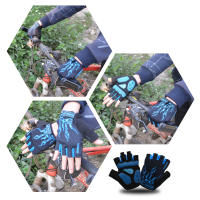 Guantes de bicicleta con almohadilla de Gel para hombre y mujer, manoplas transpirables antideslizantes para ciclismo de carretera, 5MM, 1 par - details 16