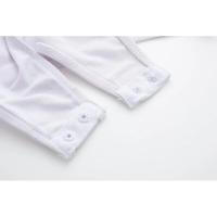 OUWU - Traje de baño negro sin mangas para mujer, traje de baño de una pieza con cuello cuadrado, lencería sexy, color blanco - details 11