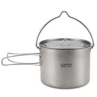Lixada - maceta colgante portátil de titanio ultraligera, 900 ml/1600 ml, con asa plegable con tapa, utilizada para acampar al aire libre, hacer senderismo, - details 33