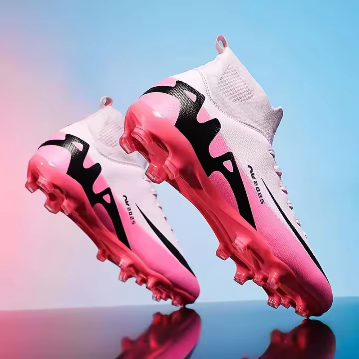 Nuevos zapatos de fútbol transpirables de alta calidad para hombres con diseño de uñas rotas para jóvenes fanáticos de los deportes disciplinarios cruzados - 1