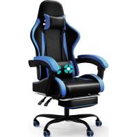Silla de Juegos Ergónómica Silla de Oficina con Masajeador Carga de 150kg Ajustable Altura - details 34