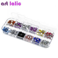 Diamantes de imitación cuadrados en forma de corazón para decoración de uñas, gemas de cristal con funda para puntas acrílicas, Gel UV, 3000 piezas - details 1