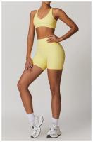 Sujetador de Yoga para Mujer de Nylon Sexy Cruz Transpirable para Gimnasio Top de Primavera/Verano - details 12