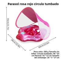Anillo de natación para bebés Anillo de natación para niños Anillo de axilas con anillo de dosel Protección solar - details 4