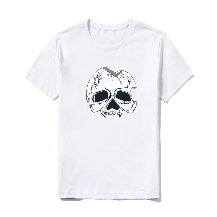 Camiseta casual Camiseta básica de manga corta de algodón de verano para hombre 
 Camisetas de hombre vintage estampadas con diseño estampado - 1