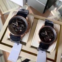 Reloj de cuarzo suizo de acero inoxidable para hombre y mujer, cronógrafo a la moda, estilo clásico, serie ar, lujo b - details 0
