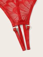 El nuevo camisón para mujer, lencería sexy, lencería de color sólido. - details 5