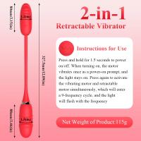 Vibrador telescópico para mujer, mamada, estimulación del clítoris, consolador con forma de huevo, juguete sexual para mujer, bragas con forma de huevo, Juguetes sexuales para adultos - details 11