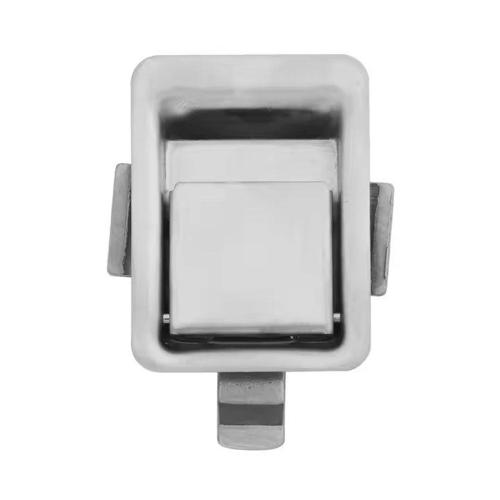 Pestillo empotrado de acero inoxidable, Mini cerradura de manija de paleta de montaje empotrado para RV/Camper/remolque/gabinete/caja de herramientas, Etc. - 1