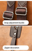 Mochila de viaje para mujer de cuero PU vintage gran capacidad bolsa escolar para adolescente bolsa de negocios femenina bolsa de lujo - details 15