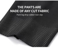 WOSAWE Pantalones de Ciclismo para Mujeres Cintura Alta, Cierre Elástico, Tela de Broadcloth, Transpirables, A prueba de golpes Negro, Naranja, Tallas XS-XL - details 4