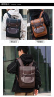 Mochila para hombre Mochila escolar de escuela media vintage de calle Mochila de viaje versátil de moda - details 9