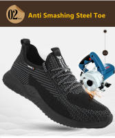 Zapatos de Seguridad Ligeros y Transpirables para Trabajo Zapatillas de Pisa Firme con Punta de Acero Anti-Deslizantes para Hombres - details 3
