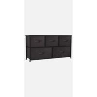 Cajonera de Tela Extraíble de 5 Cajones Almacenamiento de Tela Cómodo para Sala de Estar, Dormitorio, Habitación Infantil Gris Claro - details 6