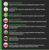 Slim Plus Fat Burner Tableta de desintoxicación saludable Pastillas adelgazantes - details 5