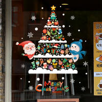 Pegatinas de Ventana de Navidad 2024 Santa Claus, Árbol de Navidad, Decoración de Fiesta - details 3
