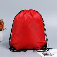 Mochila de poliéster con cordón, bolsa de almacenamiento ligera y plegable - details 9