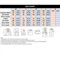 Conjunto de Moda para Mujer Ouwu Pantalones Cortos Chaleco de Estilo Europeo Americano - details 0