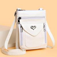 Funda para funda, bolso cruzado de tres capas para teléfono, bolso de pecho Retro impermeable para teléfono, bolso de mensajero Vintage de gran capacidad para teléfono móvil - details 4