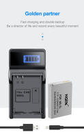 HQIX-cargador de batería para cámara Canon Powershot S100V, S110, SX200 IS, SX210 IS, SX220 HS, SD700, SD790, SD800, SD850, SD870, SD880, NB-5L - details 14