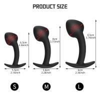 Leten Masaje Prostatico Inserción Falsa Unisex para Estimulación Vital Silicona Anal y Butt Plug - details 4
