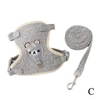 Conjunto de arnés y correa para gato, chaleco ajustable a prueba de Escape para perro, malla transpirable para gato y gatito - details 18