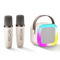 Micrófono Dual inalámbrico para Karaoke, Altavoz Bluetooth con luces de colores RGB, HIFI envolvente, Subwoofer para fiesta, regalo de Navidad para niños - details 20