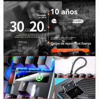 Teclado mecánico metálico 87 teclas 104 teclas eje verde luminoso eje negro accesorios informáticos juego de bloques de color - details 3