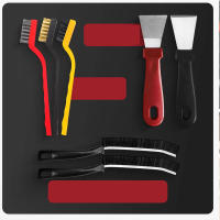 7 unids/set multifuncional cepillo de limpieza de grietas kits de herramientas para cocina baño inodoro - details 4