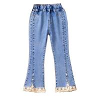 Jeans de Manga Flare Sueltos para Niñas Ropa de Niña Casual para Primavera y Otoño - details 4