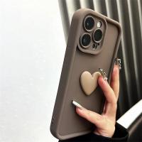Funda de silicona con corazón de amor en 3D para iPhone, carcasa trasera de caramelo a prueba de golpes para iPhone 16, 15, 13, 12, 11, 14 Pro Max, X, XR, XS, 16 Plus - details 3