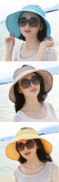Gorra de Playa con Protección UV para Mujeres Sombrero de Visera de Verano con Borla - details 4