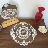 Redondo Vintage elegante Ence posavasos para taza de té de la tarde, tapetes, accesorios de mesa - details 3