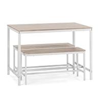 Set de mesa y bancos Lisboa