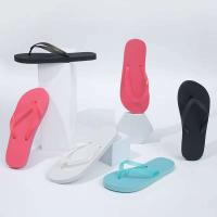Chanclas de verano a la moda para mujer, Sandalias planas distintivas, plantilla EVA, zapatillas de goma informales para exteriores, zapatos de playa al por mayor - details 6