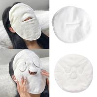 Toalla de compresión caliente de algodón, compresa húmeda, toalla facial al vapor, mascarilla para el cuidado de la piel, limpia los poros de la piel, compresa caliente hidratante - details 4